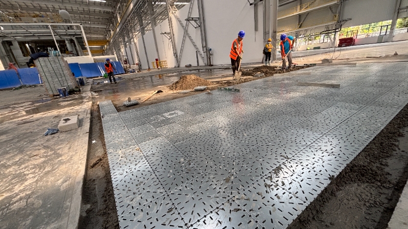 Fast Installation with Steel Tiles