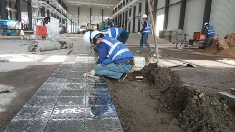 The source of the design concept of steel floor